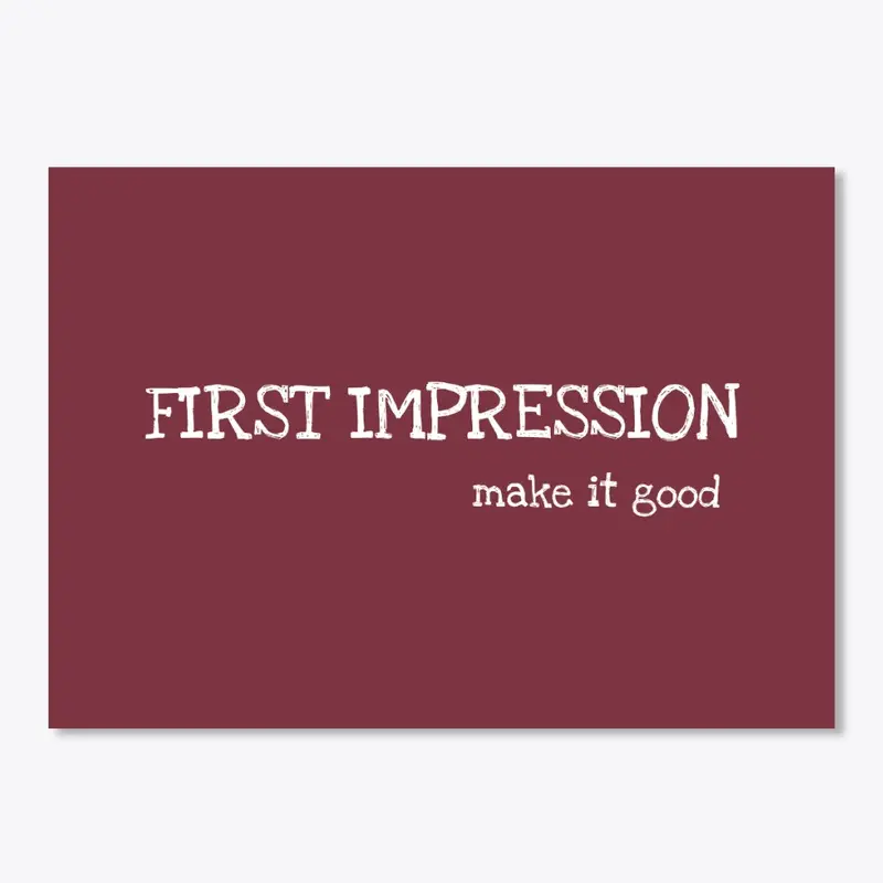 First Impression 